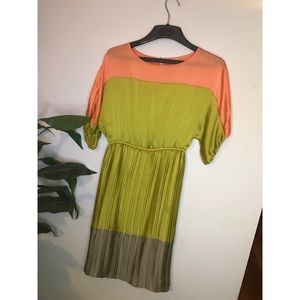 Madison Multi color pleated dress